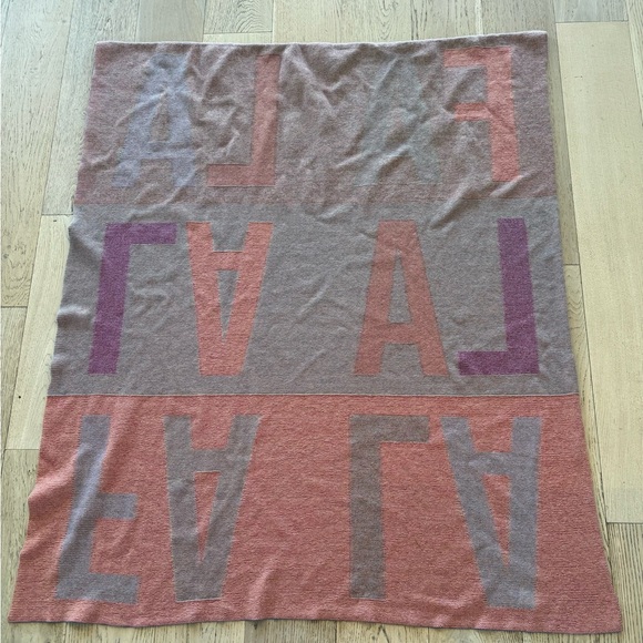 Anthropologie “Fa La La” Multi-color Holiday Throw 🎄 - Picture 4 of 4